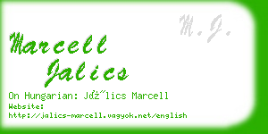 marcell jalics business card